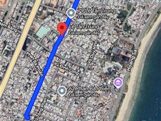 Bán lô đất 3 mặt tiền đường 10m5 lê tấn trung, sơn trà dt 336m2, giá 32,8 tỷ