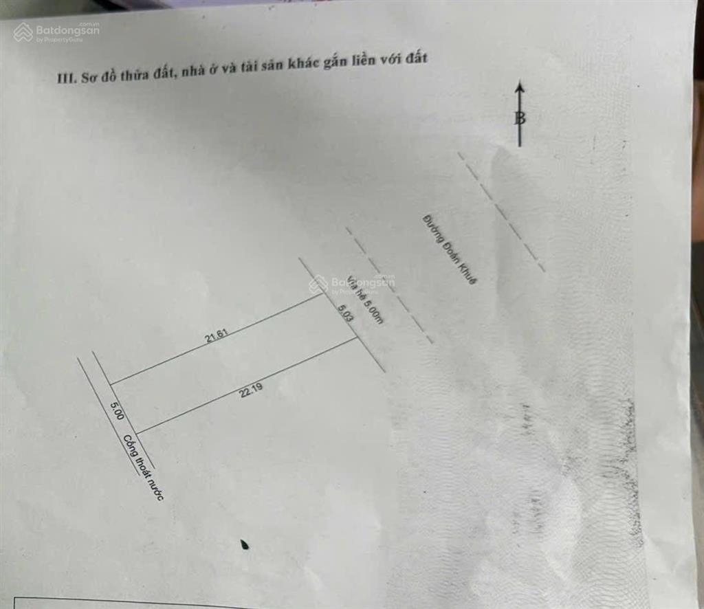 Bán lô đất sạch đẹp 110m2 đường đoàn khuê giá tốt 8,9 tỷ