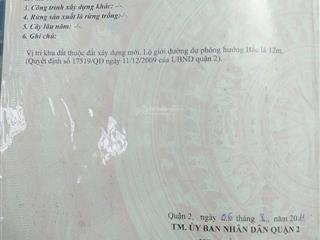 Bán đất thạnh mỹ lợi q2, đối diện phố đông village, 200m², giá chỉ 6.3 tỷ, xây ngay, vay 70%