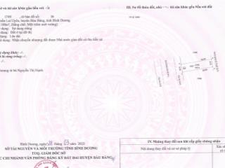 Bán đất trung tâm hành chính bàu bàng, 1,4 tỷ, 100m2, sổ hồng full thổ cư, chính chủ