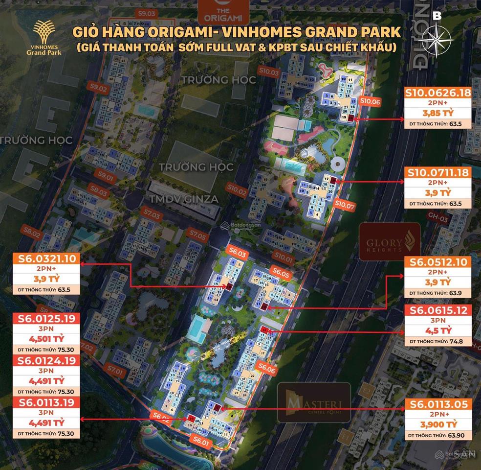 Sổ sẵn  quỹ căn cđt  origami vinhomes grand park q9  giá 3,9 tỷ căn 2pn+ (90% cư dân đã ở)