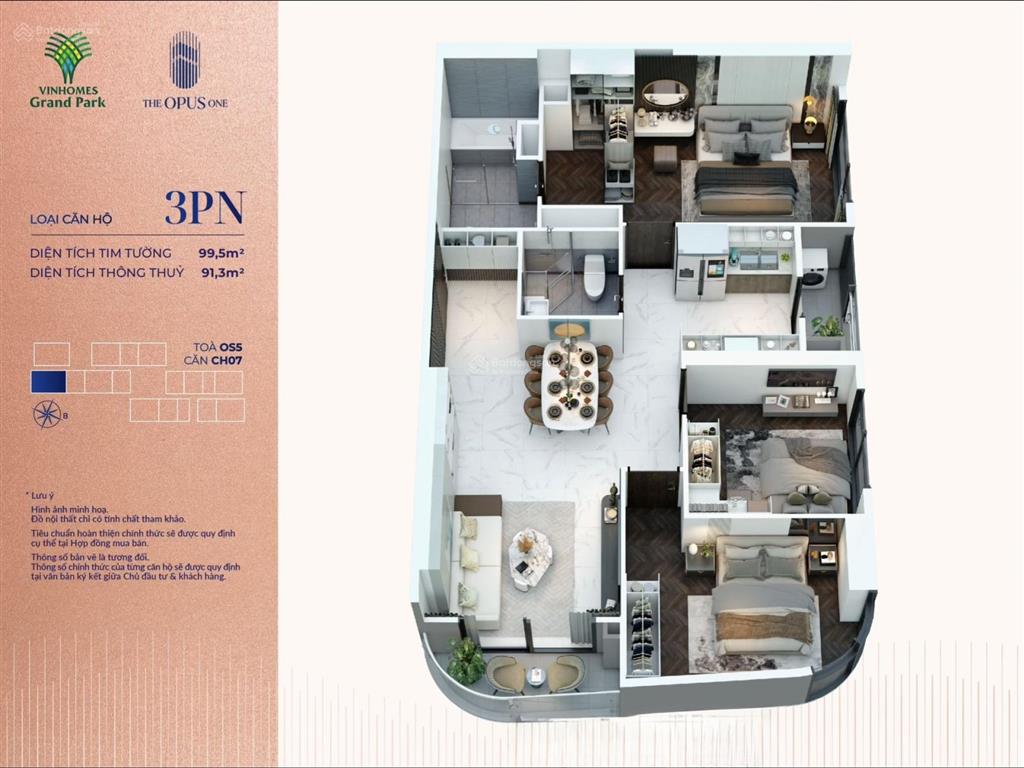 Cập nhật mới nhất t6/2026 căn hộ the opus one, giá 4,6 tỷ/căn, hỗ trợ vay 80%