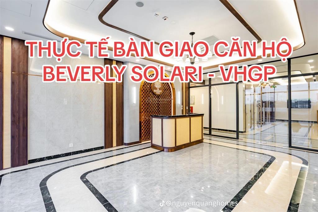 Bán căn 3pn toà bs16 the beverly solari  vinhomes grand park, giá 5,8 tỷ ký trực tiếp cđt
