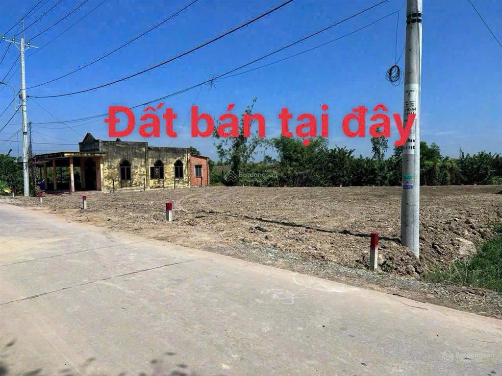Kẹt tiền cần bán gấp lô đất mặt tiền đường tỉnh lộ 7, xã phước thạnh cũ (thái mỹ mới) củ chi