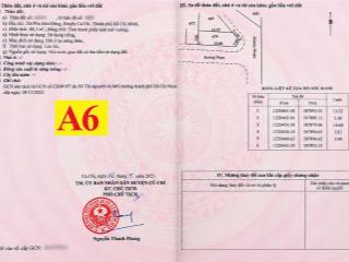 Cần bán lô đất dt 103m2 thổ cư tại phú hòa đông, củ chi chỉ 750tr/công chứng ngay .