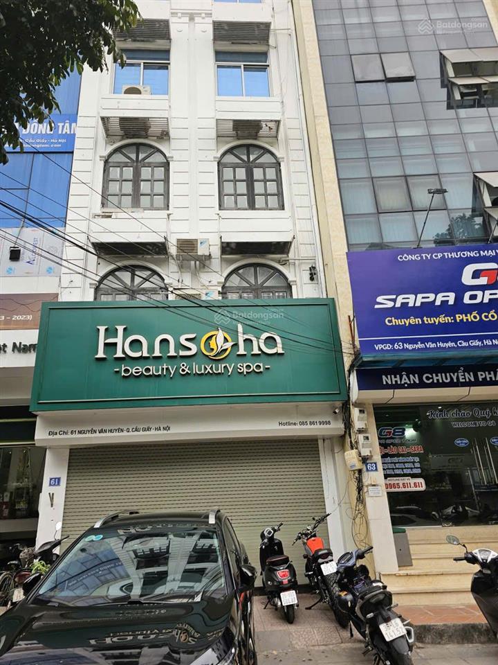Cho thuê nhà mặt phố 61 nguyễn văn huyên, 65 triệu, 68m2, uy tín hot!
