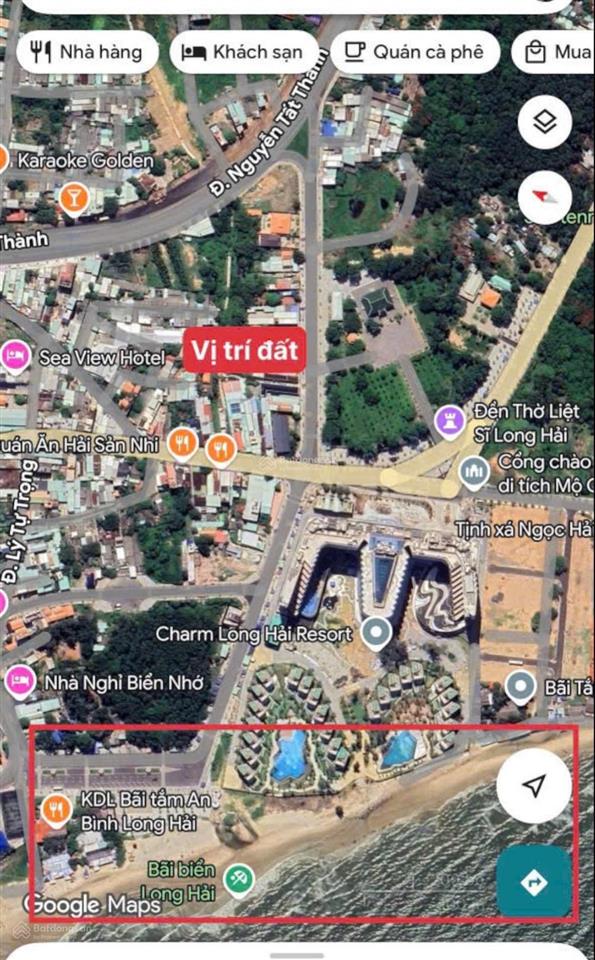 Mặt tiền đường 14 ngay chợ đêm long hải!! giá ngộp!!! brvt