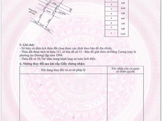 Chính chủ gửi bán lô đất 100m2 tại đặng cương, đường trục chính 10m kinh doanh đẹp