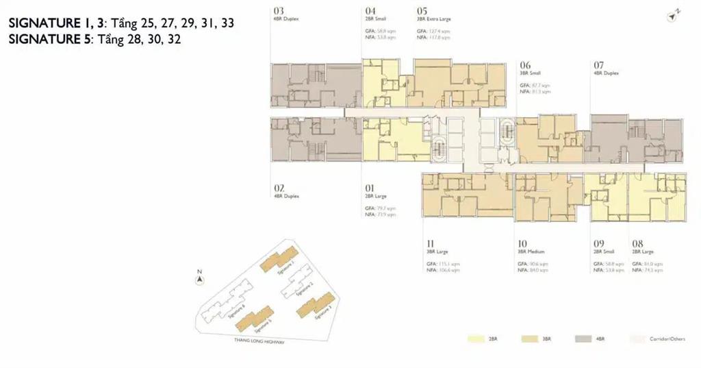 [siêu phẩm duplex] chính chủ bán căn hộ 4 phòng ngủ lumi hanoi tòa s2 giá gốc chủ đầu tư