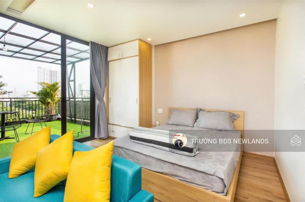 Cho thuê căn hộ sân vườn tầng 6 view cầu rồng 15 tr/tháng
