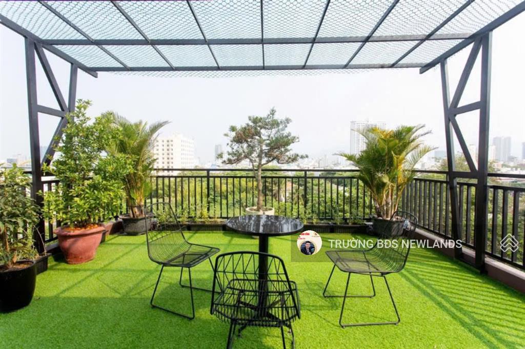 Cho thuê căn hộ sân vườn tầng 6 view cầu rồng 15 tr/tháng