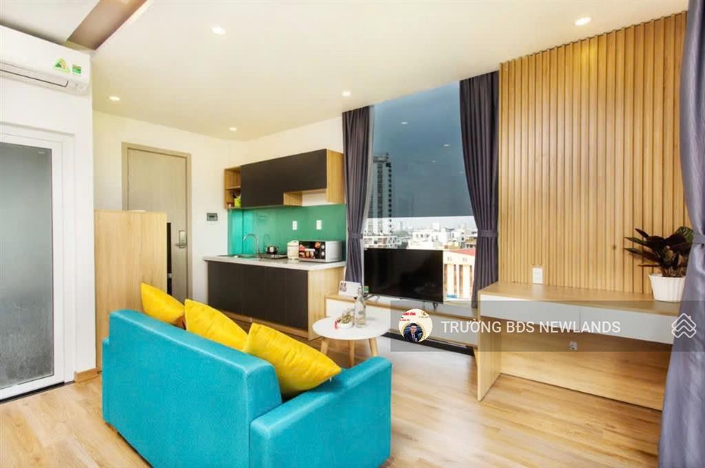 Cho thuê căn hộ sân vườn tầng 6 view cầu rồng 15 tr/tháng