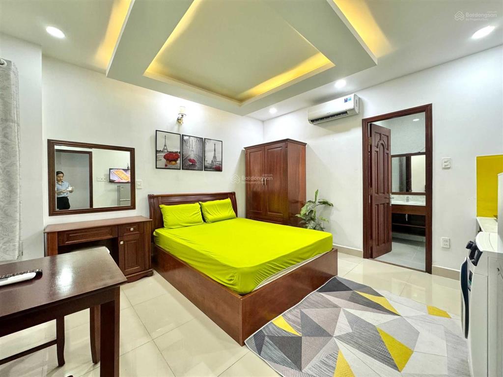 Ở liền! máy giặt riêng 30m2 full nội thất gần cv lê thị riêng
