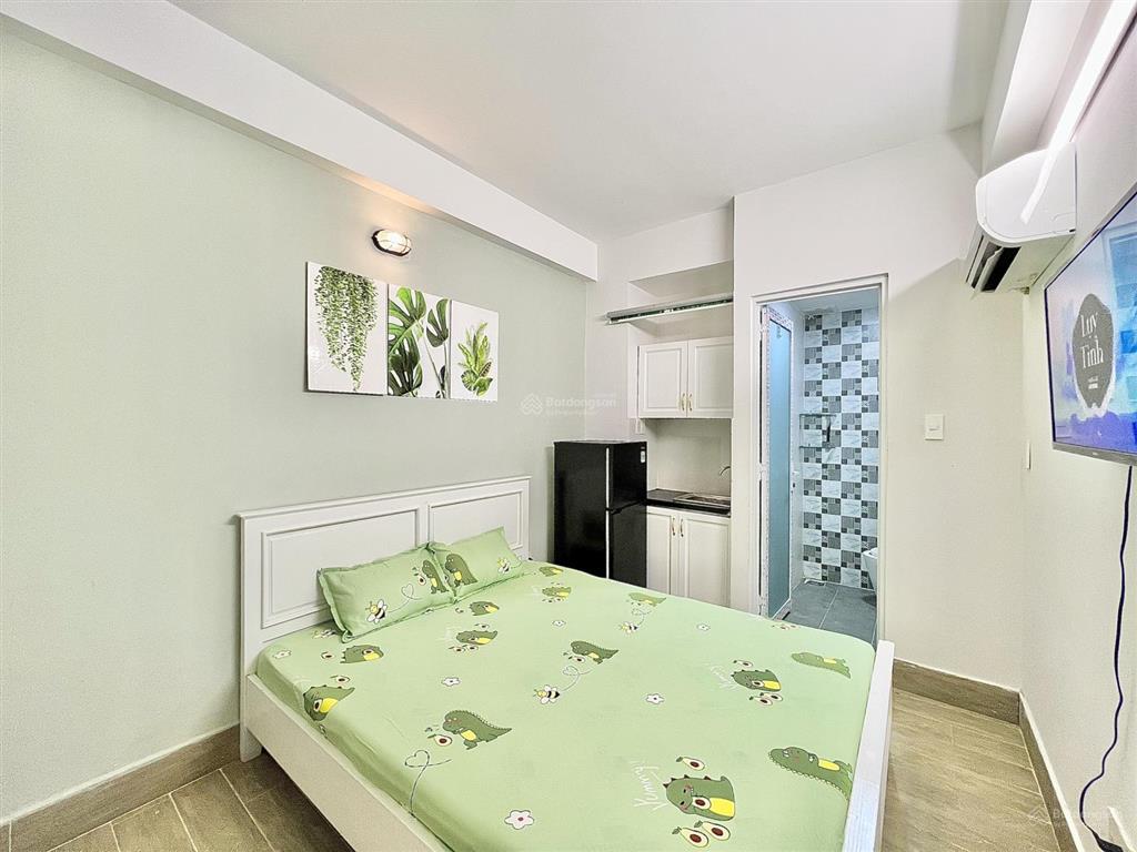 Phòng cao cấp 25m2 full nội thất an dương vương gần chợ bầu sen  đh sài gòn