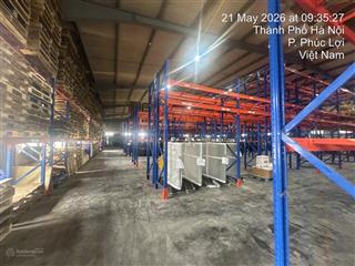 Cho thuê 2800m2 diện tích kho xưởng tại kcn đài tư long biên tp hà nội  0964 859 ***