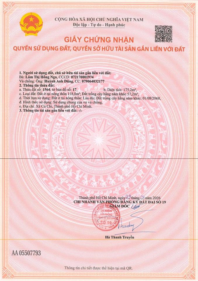 Bán đất siêu hot tại tỉnh lộ 2, 2,45 tỷ, 178m2