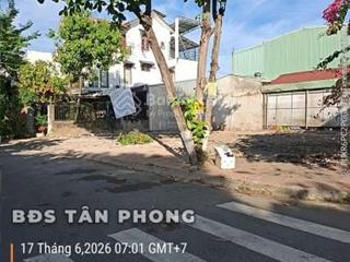 Bán đất hồ bá ôn, 100m2 vị trí kề góc phú thạnh 6, cách hồ tùng mậu 50m, dân cư đông đúc