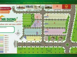 Chủcần bán nhanh lô e cực đẹp  kdc thái dương luxury  giá sốc chỉ 3 tỷ 3 / 54m.  0972 383 ***