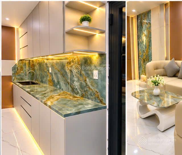 Nhà mới nội thất lung linh gần parc mall p4 q8, 4,1x10,5m, 3 tầng, 5pn, 6wc, sổ riêng 5,98 tỷ