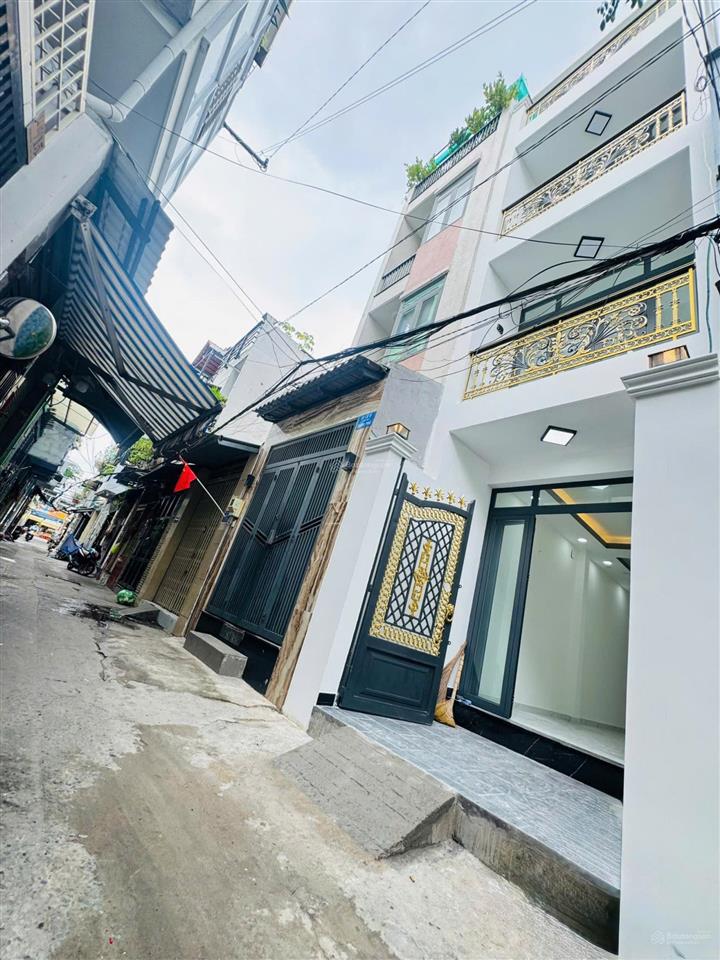 Hạ 300 triệu còn 8,38 tỷ tl nhà 2 mặt tiền hẻm 4m, 4pn, st trước sau, sổ hồng riêng p10 q8