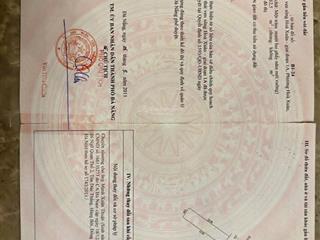 Cần bán đất đường nguyễn mỹ ( dt  112 m2 , đông bắc )  hoà xuân .