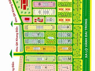 Hot. bán lô đất mặt tiền trục chính đường 30m khu dân cư an thiên lý, giá tốt nhất