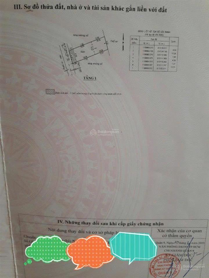 Hot. duy nhất lô diện tích 61m2 ngang 4.5m cần bán gấp giá tốt nhất . đường trương văn hải. q9
