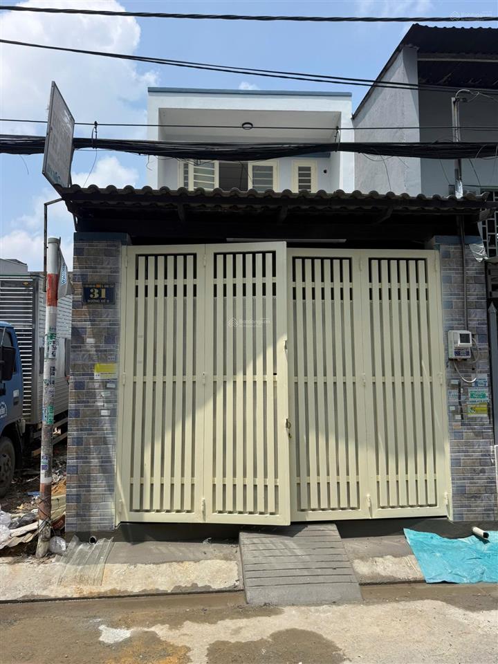 Mặt tiền đường số 9, phường bình hưng hòa, dt 4x20m, trệt + lầu, đường nhựa 7m
