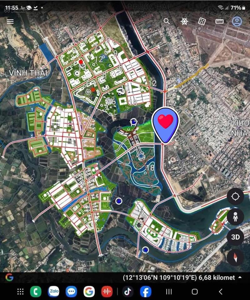 Bán đất biệt thự đối diện công viên kđt an bình tân nha trang