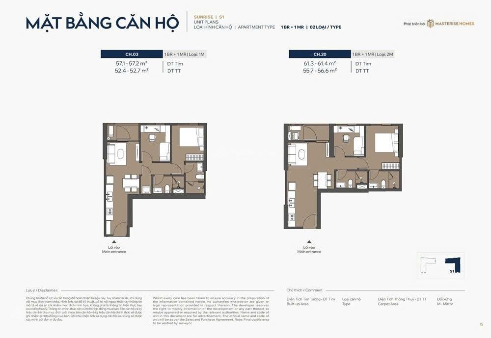 Masteri grand avenue căn hộ 2 phòng ngủ thanh toán tiến độ rẻ nhất chỉ gần 5,8 tỷ