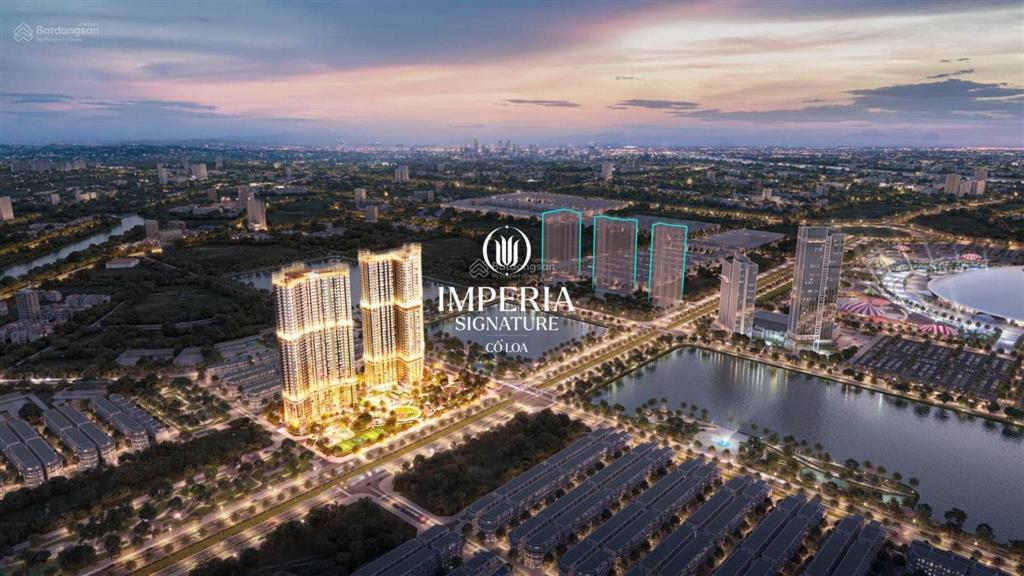 Căn 2pn 68m2 thông thủy tốt trong thị trường imperia signature cổ loa, tầng cao, hướng đông bắc
