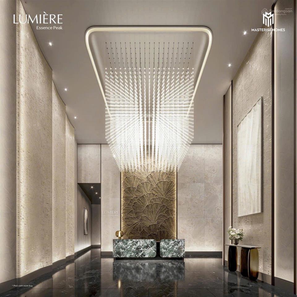 Mở bán căn hộ mặt hồ lumiere essence peak, mua trực tiếp cđt, không phải trả gốc lãi 3 năm