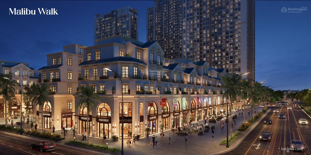66m2 căn shop nội khu malibu walk cực tốt, cs tháng ngâu, voucher, sẵn nhà, cho thuê 60tr/tháng