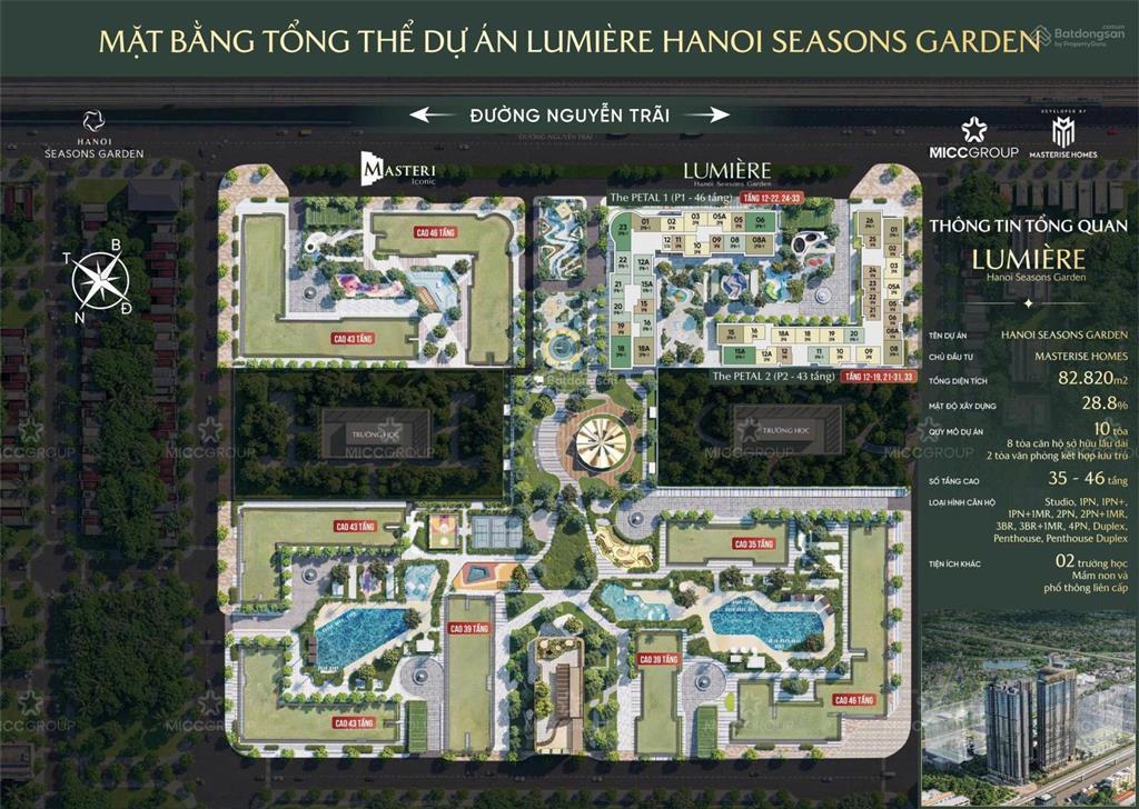 3 ngủ giá siêu tốt lumiere hanoi seasons garden, căn góc mát mẻ, miễn gốc 5 năm, miễn lãi 3 năm đầu