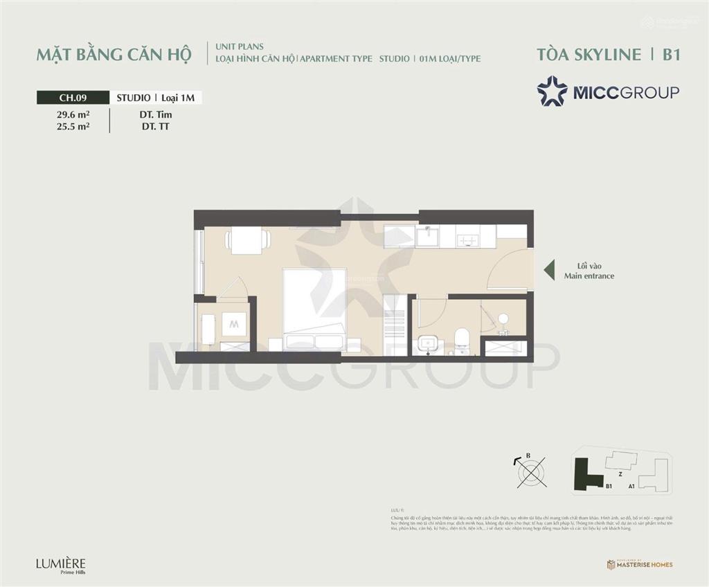 Studio vip giá hời lumière prime hills cổ loa, thanh toán tiến độ, view triển lãm quốc gia