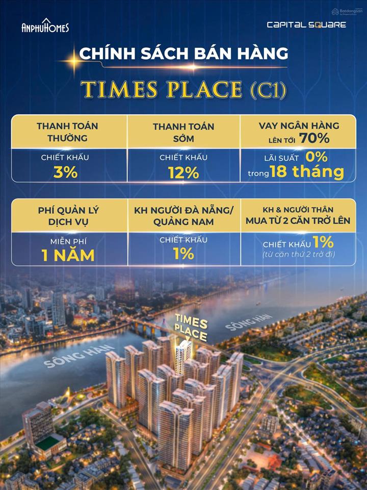 Tập đoàn brg mở bán tòa capital square view trực diện sông hàn ngay cạnh vincom đà nẵng