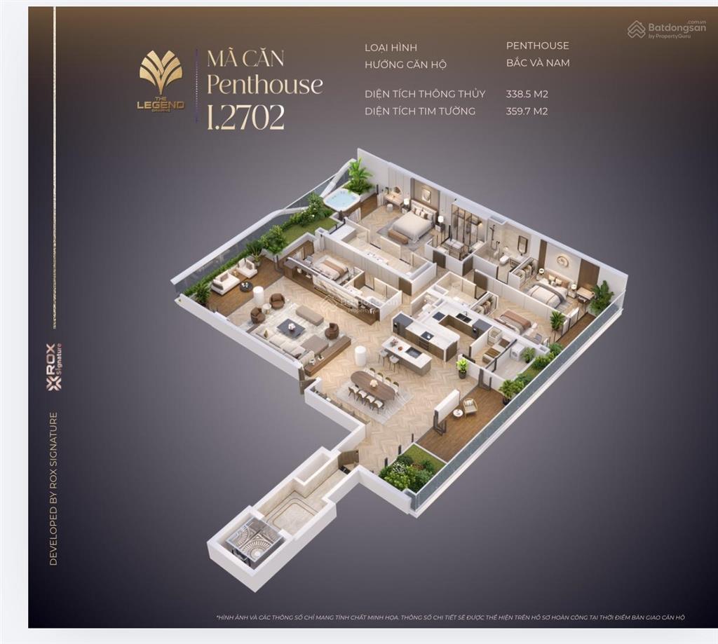 Căn thưởng the legend giá mềm, view đẹp trực diện cầu rồng giá chỉ 4,9 tỷ / căn