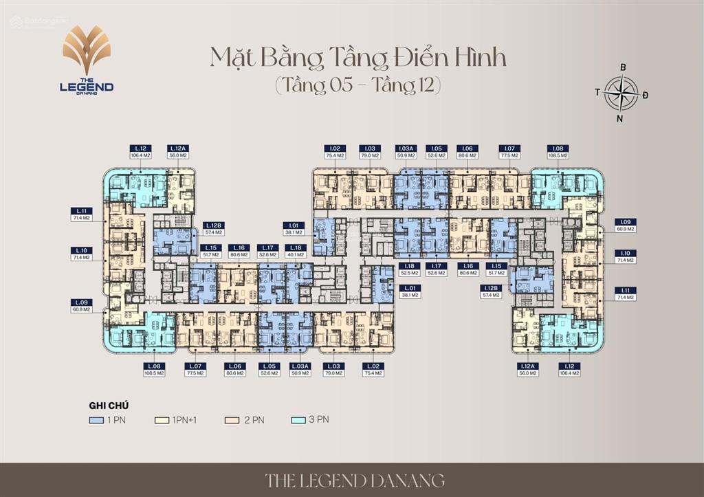 Căn thưởng the legend giá mềm, view đẹp trực diện cầu rồng giá chỉ 4,9 tỷ / căn