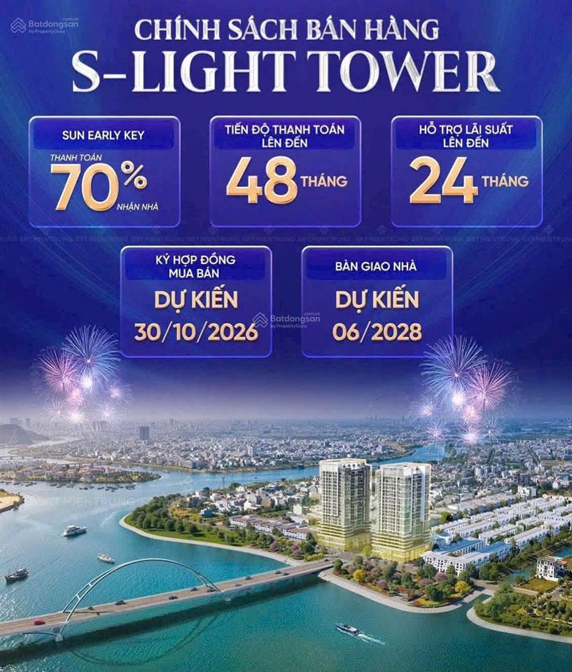 Sun group mở bán 2 tòa căn hộ s  light nằm trong khu vip euro village 2 đà nẵng
