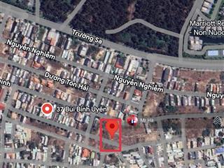 Bán đất mặt tiền đường bùi bỉnh uyên, hòa hải, ngũ hành sơn, đà nẵng, 100m2