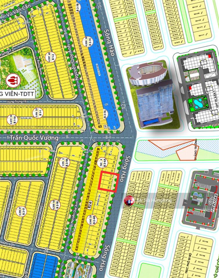 Bán lô đất đường song hào, phú mỹ an, dt 150m2