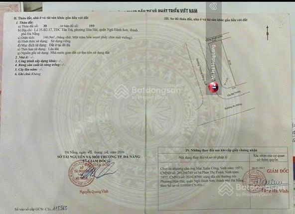 Bán lô góc siêu đẹp an nông & trương đăng quế, dt 140,9m2