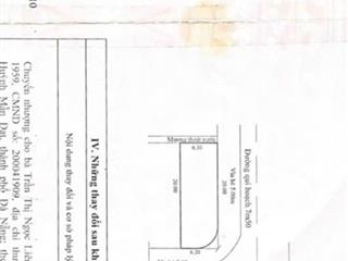 Bán lô góc võ văn đồng + bùi quốc khái  kdc tân trà
