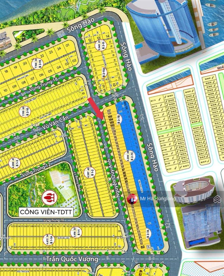 Bán lô đất đẹp mặt tiền đường 7m5 nguyễn quý anh, kđt phú mỹ an