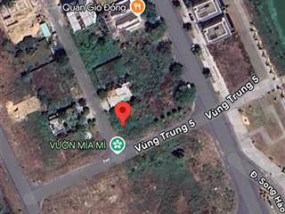 Bán lô góc 2 mặt tiền đường vùng trung 5 và vùng trung 4, dt 324m2