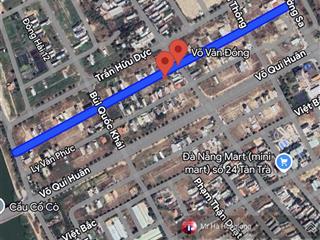 Bán đất đường võ văn đồng 7.5m hướng bắc, sát biển