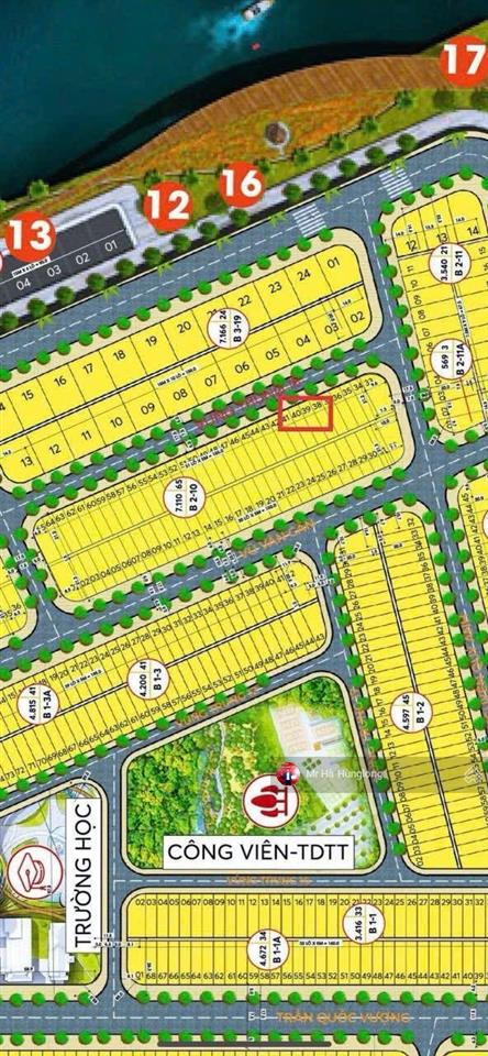 Đường vùng trung 18, khu đô thị phú mỹ an, đà nẵng, dt 106,3m2