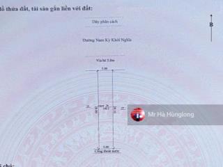 Chính chủ bán gấp lô đất đường nam kỳ khởi nghĩa đà nẵng, dt 140m2