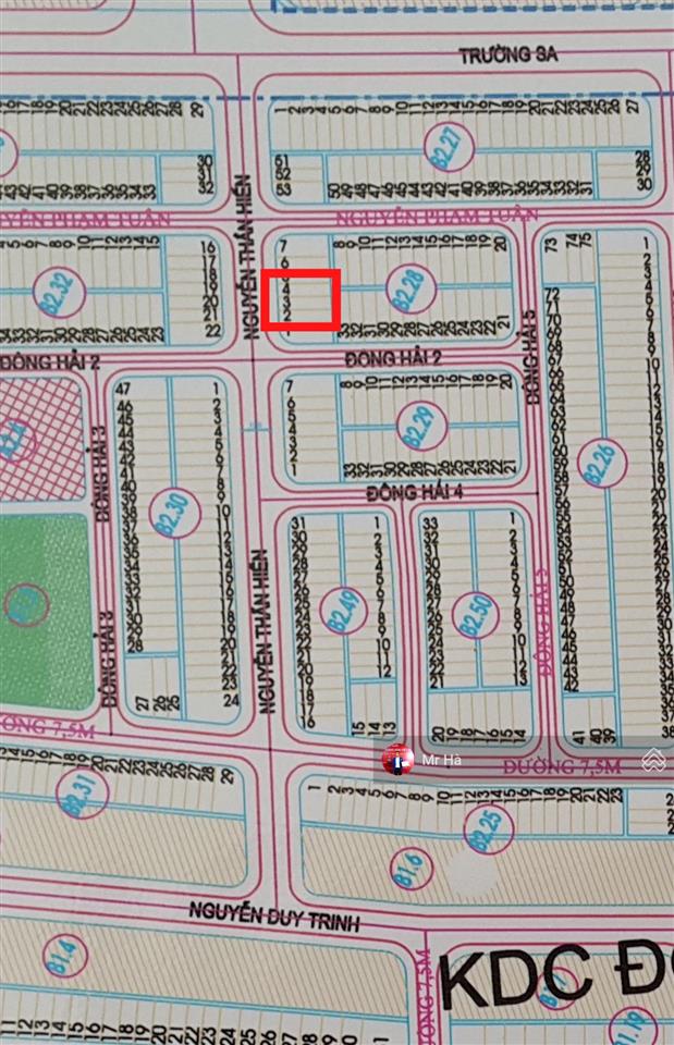 Cần bán 3 lô liền kề nguyễn thần hiến, tdc đông hải, q. ngũ hành sơn, 300m2