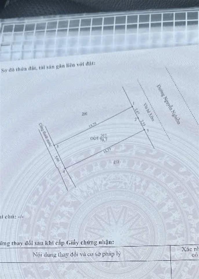 Bán đất nguyễn nghiễm đấu lưng trường sa, giá bán 4,7 tỷ
